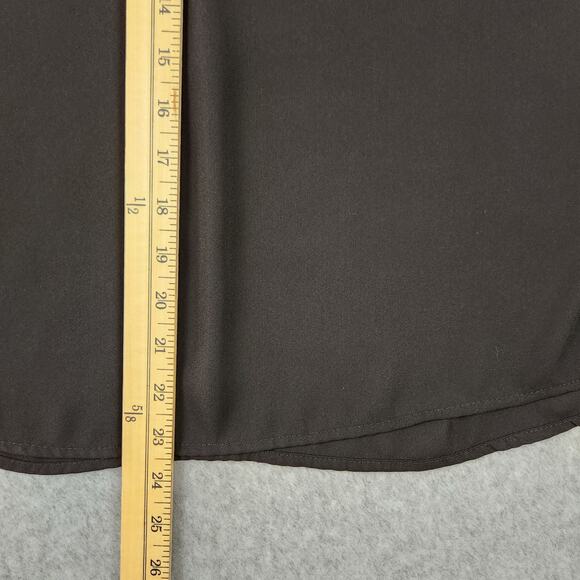 🌼Shein Top Womens Size 8/10 Black Sleeveless V Neck - Picture 12 of 13